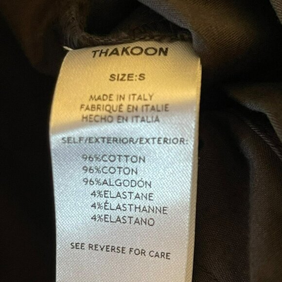 Thakoon Black Cotton Utility Jumpsuit One Piece Sz Small NEW - Picture 6 of 6